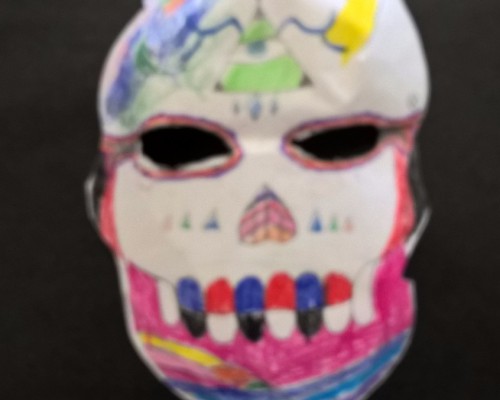 Year 8 Day of the Dead Masks November 2017