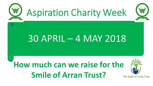 Aspiration Charity Week 30 April - 4 May 2018