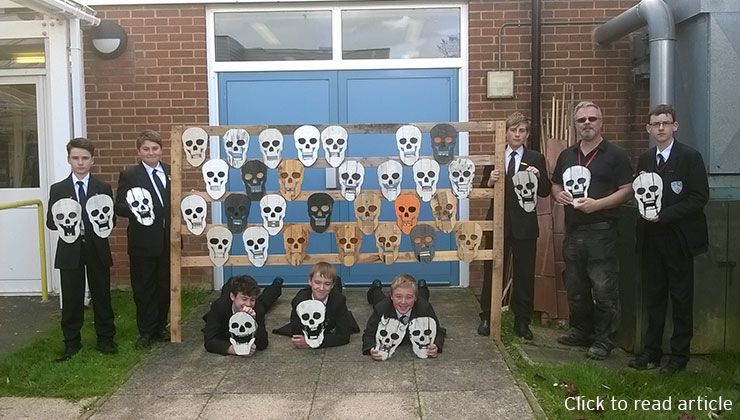 Gardening Club and Halloween Skulls Fundraiser