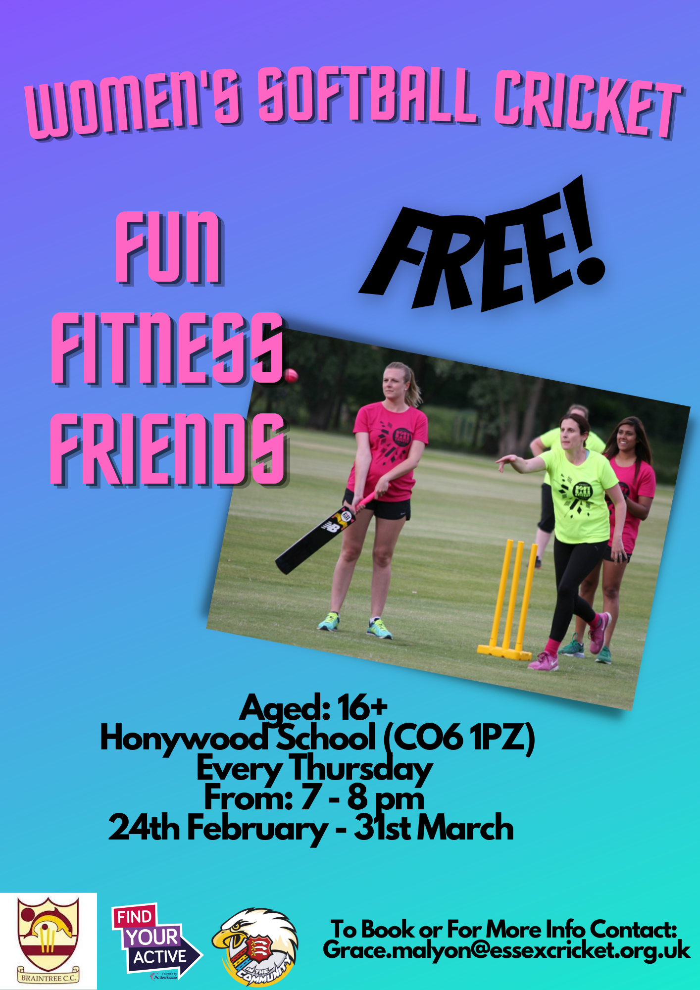 Braintree Cricket Club - Softball Cricket for Women!