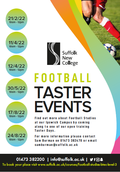 Suffolk New College Football Events