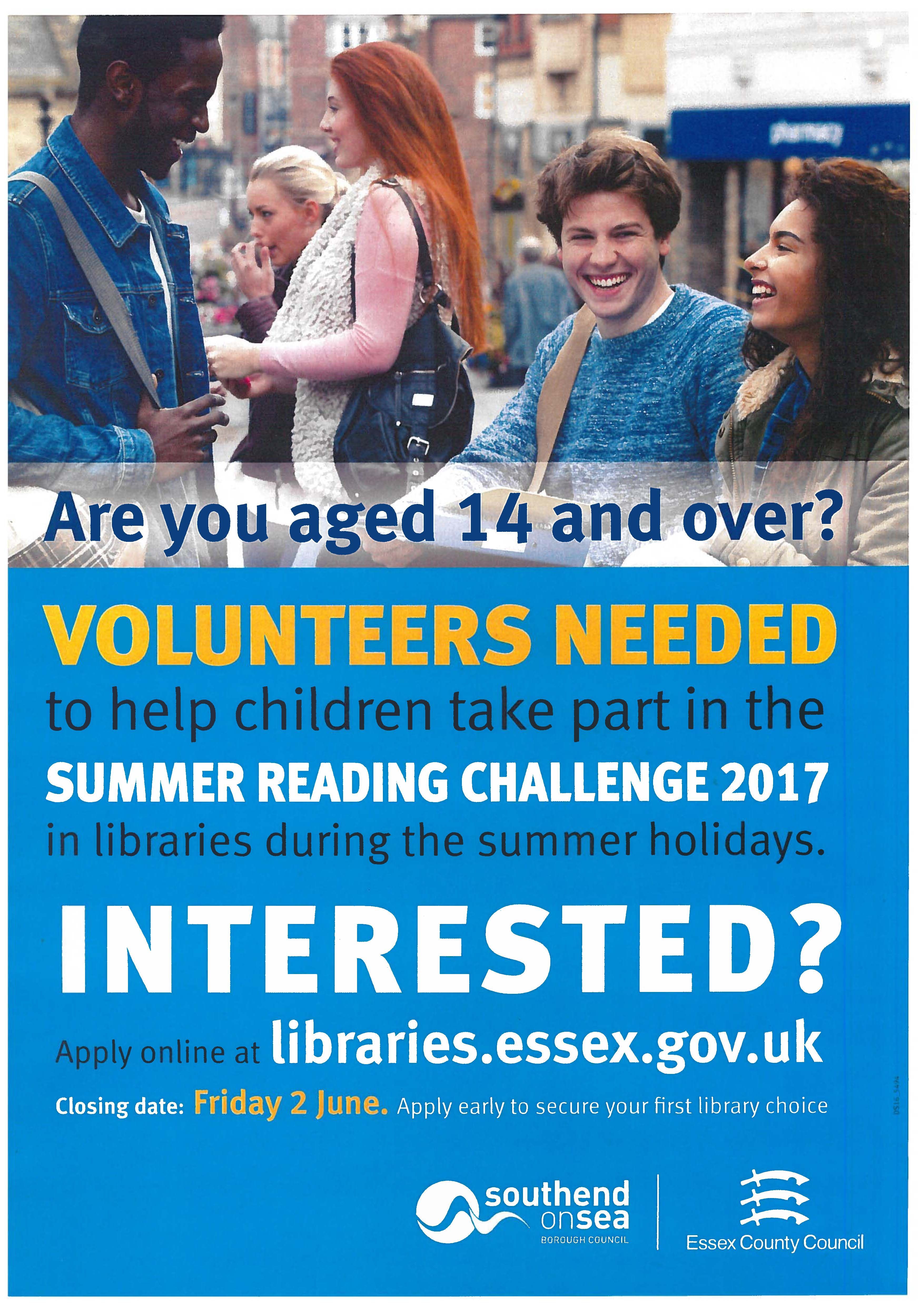 Essex Libraries Summer Reading Challenge 2017